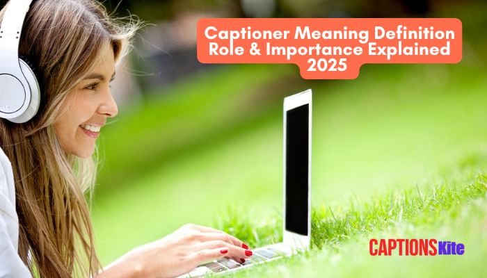 Captioner Meaning Definition Role & Importance Explained 2025