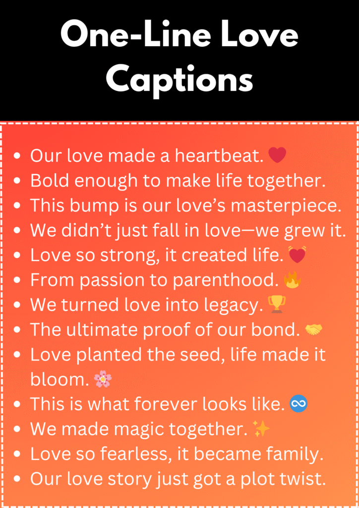 One-Line Love Captions